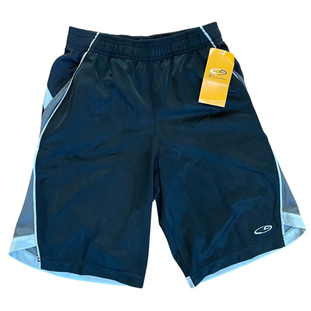 NWT Champion Black Gray Basketball Sports Shorts Boys 8